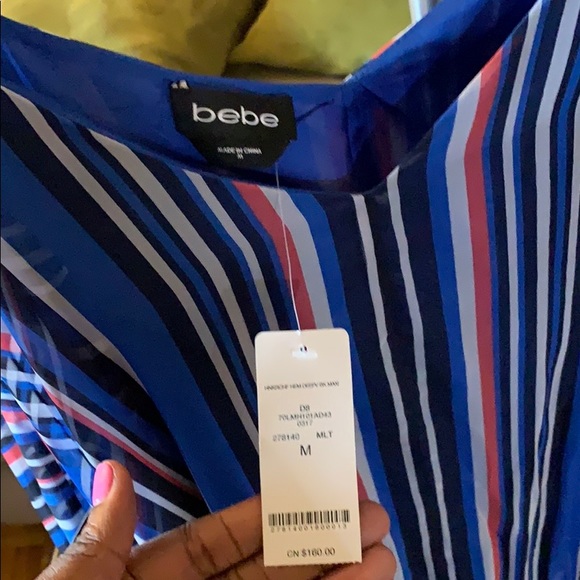 Bebe handkerchief hem deep V Maxi - Picture 3 of 4